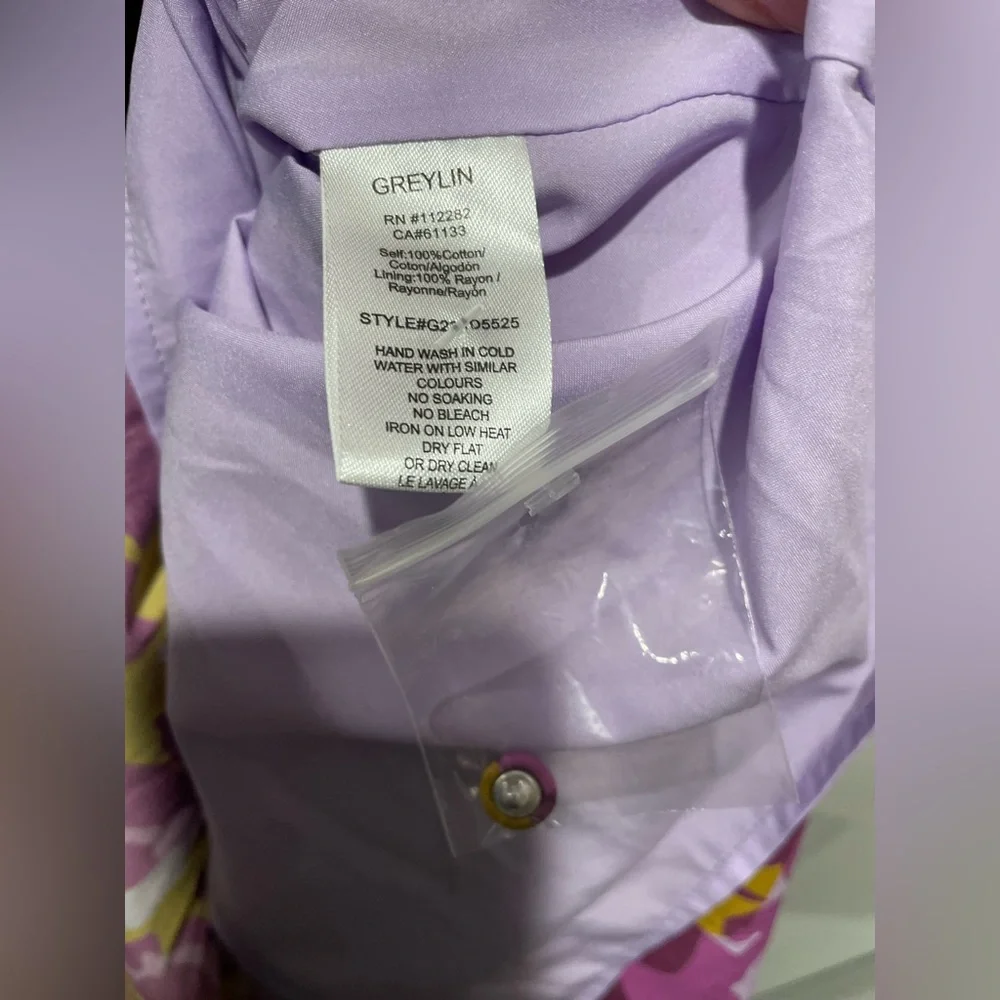 Rare Greylin Floral Tiered Maxi Dress Size Small - Picture 5 of 6